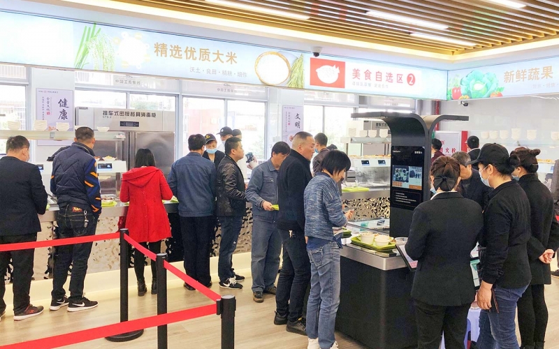 视觉识别智慧餐台,高效节能,功能多元